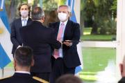 El presidente entregó reconocimientos a oficiales superiores de las fuerzas de seguridad