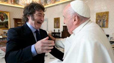 Javier Milei se reunió en el Vaticano con el Papa Francisco