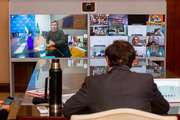 Kicillof reunido con intendentes.