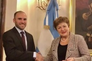 Guzmán recibió a la delegación del FMI