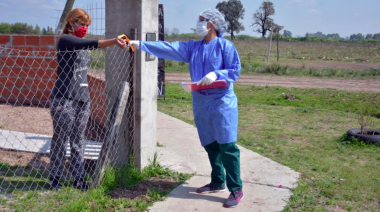 Operativo contra el coronavirus en Villa Brown