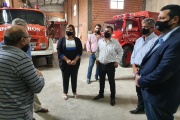 Bertellys visitó a los Bomberos Voluntarios de Cacharí