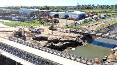 Comunicaron que deberán pagar más de $43 millones por los puentes provisorios instalados tras la inundación
