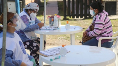 Operativo de testeos en Altos de San Lorenzo