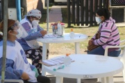 Operativo de testeos en Altos de San Lorenzo
