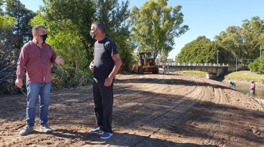 Trabajos en el sector del Puente San Benito