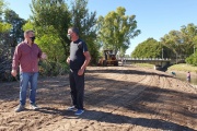 Trabajos en el sector del Puente San Benito