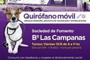 Quirófano móvil: mañana se entregarán turnos para las castraciones en Las Campanas