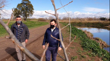 El Intendente recorrió los trabajos realizados en Costanera Norte