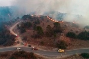 No cesan los incendios en la sierras de Córdoba y fue evacuado el Observatorio
