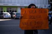 La policía bonaerense continúa con las protestas pese al anuncio de Berni