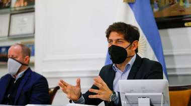 Cambio de agenda, Kicillof firmó convenios para obras viales y de agua