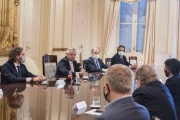 Representantes de la banca pública y privada presentaron la billetera virtual MODO