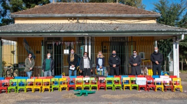 Internos de una cárcel de Gorina ayudaron a dos jardines de infantes de la zona