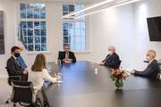 Vacunas: Alberto Fernández recibió a directivos del laboratorio AstraZeneca