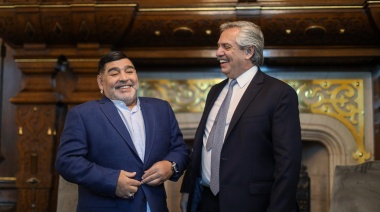 Alberto Fernández: “Diego era Argentina en el mundo y nunca le vamos a poder pagar tanta alegría”