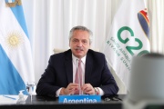 Fernández: ''La Argentina está comprometida con una agenda de transición justa hacia el desarrollo integral y sostenible”.