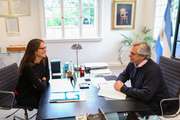 Fernández se reunió con la ministra de las Mujeres, Géneros y Diversidad