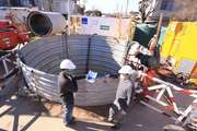 Esteban Echeverría: Avanza la construcción del colector cloacal primario de El Jagüel