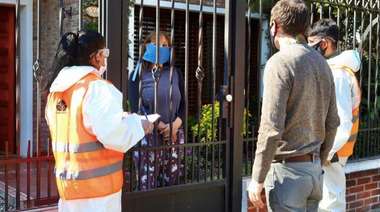 Gray supervisó el operativo del Plan Detectar en Monte Grande