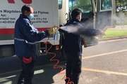 Lezama: trabajos de sanitización a los ingresantes