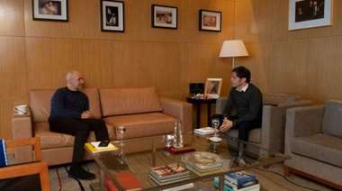 Kicillof y Larreta se reunieron para coordinar los pasos a seguir en el AMBA