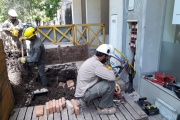 Edelap instaló nuevas redes eléctricas en la zona de 3 a 7 y de 36 a 40