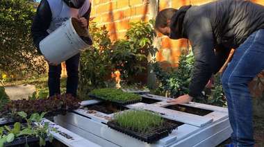 La Plata: instalan una huerta en un barrio humilde para incentivar “la soberanía alimentaria”