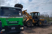 La Capilla: realizan trabajos de saneamiento hidráulico y de limpieza