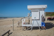 Pinamar trabaja en la mejora de las casillas de guardavidas