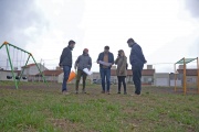 Realizan obras en el Barrio Bancario III