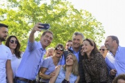 Mauricio Macri visitó la ciudad de Tandil 