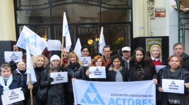 En busca de #TeatroSeguro, marcharon los actores
