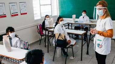Volvieron las clases presenciales en San Juan