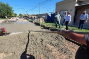 Bertellys apuesta a la obra: pavimento en barrio Mariano Moreno