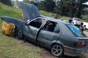 Dejó manejar a su hija de nueve años y chocaron