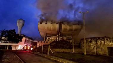 Se incendió una sala teatral del Casino de Necochea