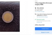 En Mercado Libre pagan hasta 15 mil pesos por monedas de 1 peso