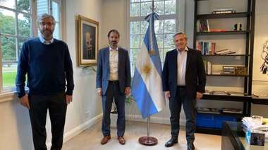 Vacuna: el Presidente recibió al gerente general de Pfizer y al director científico de la Fundación INFANT