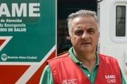 El director del SAME porteño sufrió heridas leves durante un choque en el centro porteño