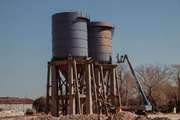 Trabajos de recuperación de los silos de Campana