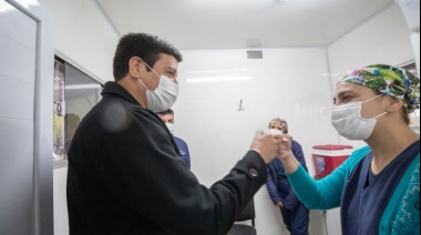 Cardozo visitó las unidades sanitarias móviles del operativo Integrar Salud