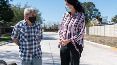 El intendente de General Viamonte inauguró las obras de pavimentación de la calle R. Lega