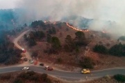No cesan los incendios en la sierras de Córdoba y fue evacuado el Observatorio