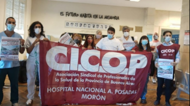 Desde Cicop piden reconocimiento por su labor durante la pandemia
