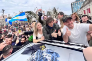 Milei de caravana: los libertarios siguen con la campaña electoral