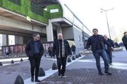 Acompañados por Pichetto, Larreta y Santilli recorrieron la ciudad