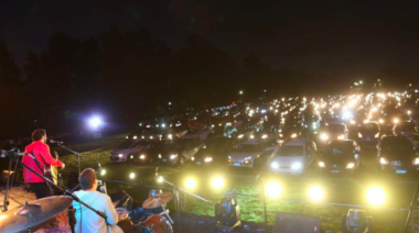 “Coti y Los Brillantes” inauguraron el primer autoconcierto en la ''Republica de los Niños''