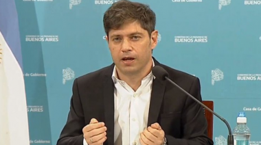 Kicillof: "Somos un pueblo que está resistiendo una de las peores catástrofes de la historia"