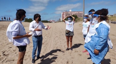 El Gobierno instaló postas en la costa para testear a asintomáticos de coronavirus
